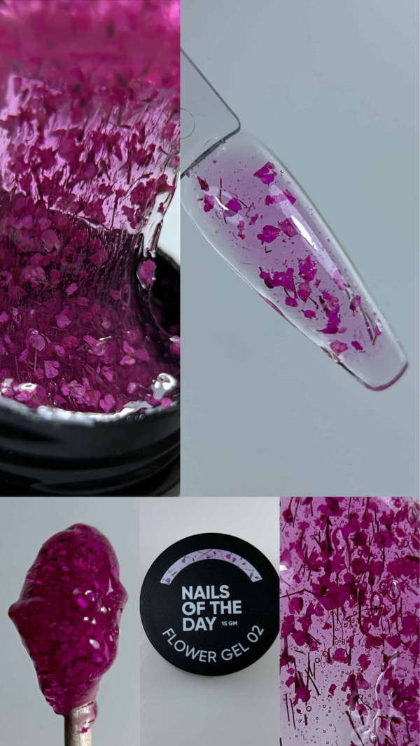 NAILSOFTHEDAY Build Gel Flower #02