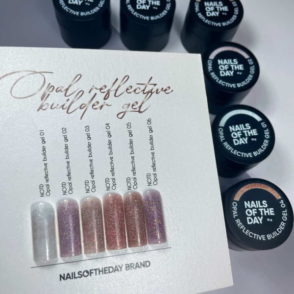 NAILSOFTHEDAY Opal Reflective builder gel #06, 15ml - - 1 -