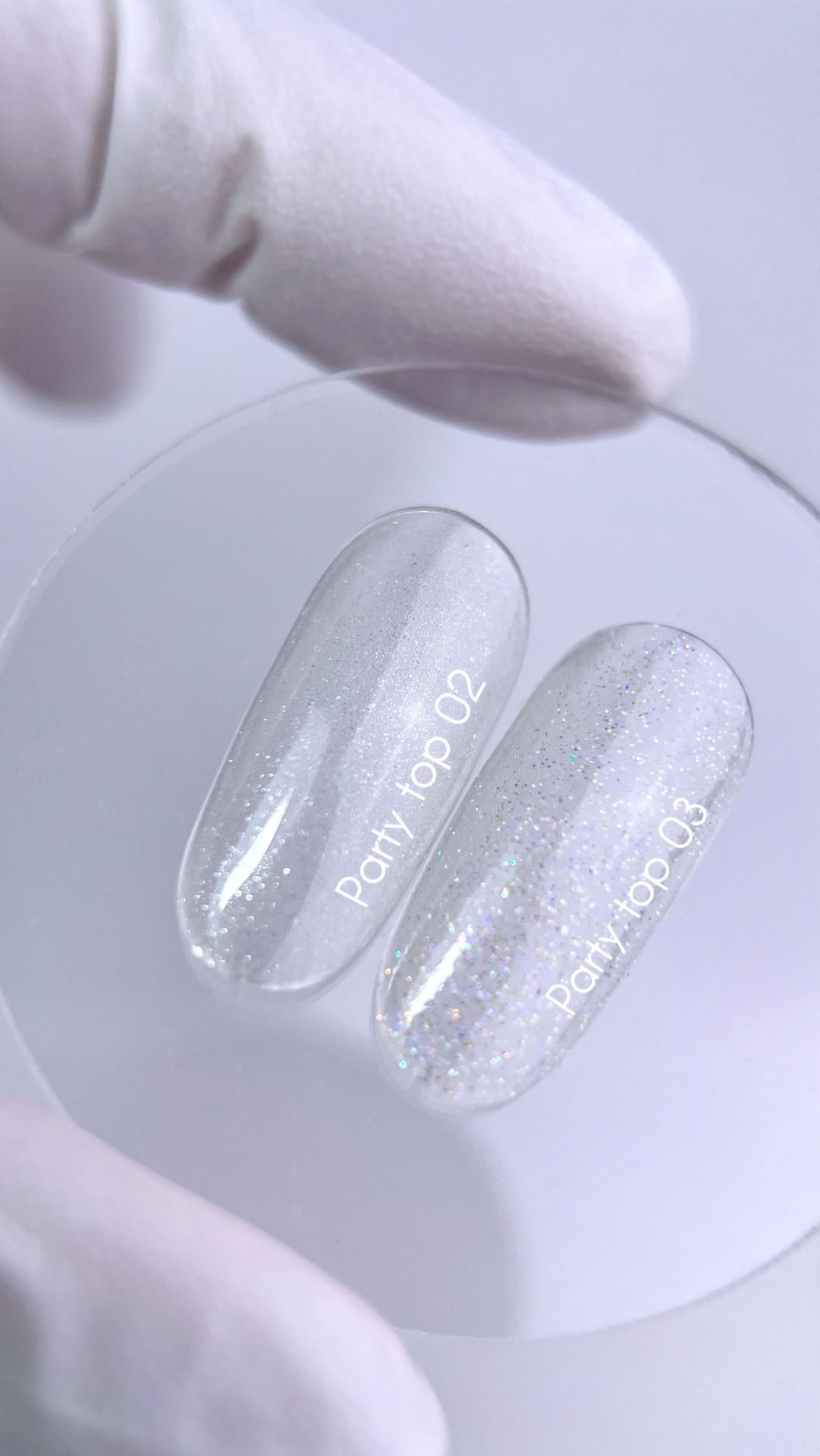 NAILSOFTHEDAY Party Top NAILSOFTHEDAY Party Top #03 - transparent with fine shimmer, 10ml - - 1 -