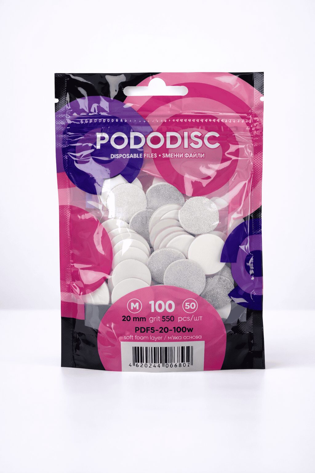 PODODISC STALEKS PRO Didposable Files-Sponges for Pedicure Disc M 100 grit PODODISC STALEKS PRO Didposable Files-Sponges for Pedicure Disc M 100 grit