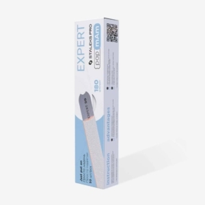 STALEKS PRO Replacement Files White PapmAm for straight file EXPERT 22, 180 Grit ( 50pcs )