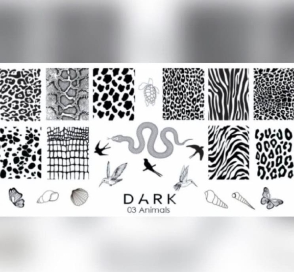 DARK Professional Stamping Plate 03