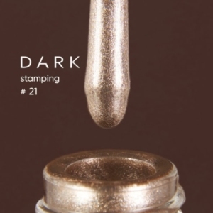DARK Stamping Polish #21 White Gold Metallic