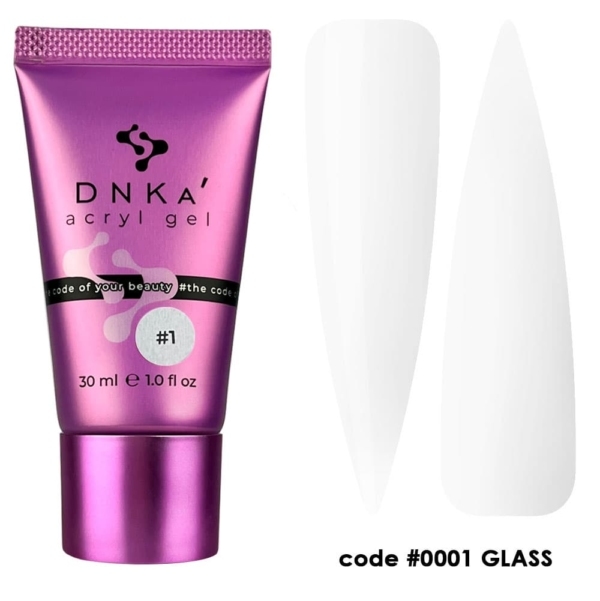 DNKa Acryl Gel #0001 Glass (clear), 30ml