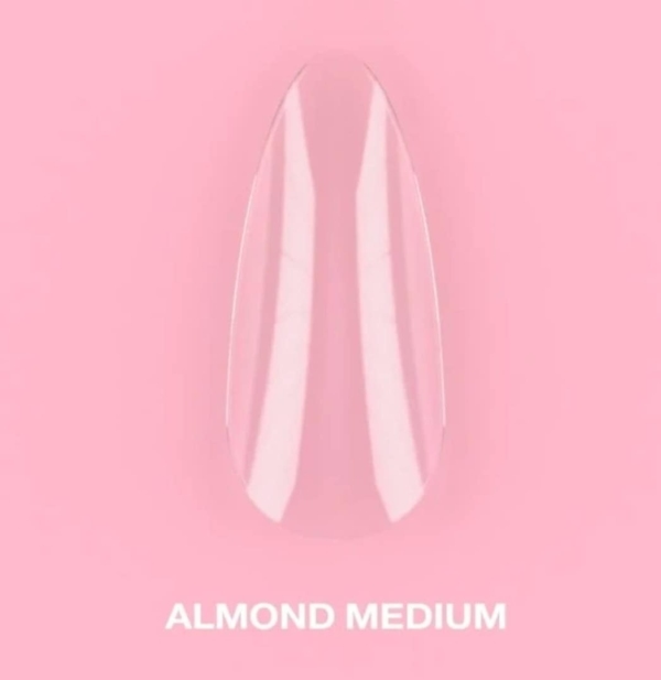 LUNAmoon Gel Tips Almond Medium, 500 pcs - - 1 -