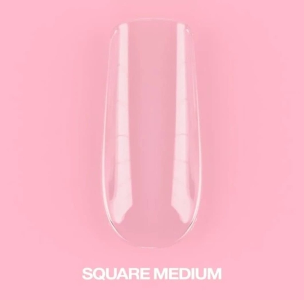 LUNAmoon Gel Tips Square Medium, 500 pcs - - 1 -
