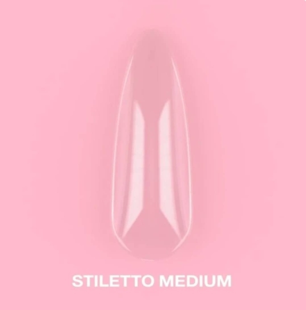 LUNAmoon Gel Tips Stiletto Medium, 500 pcs - - 1 -