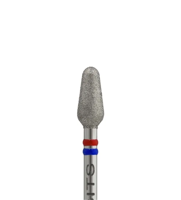 MAGIC BITS Nail Drill Bit Red-Blue Bud, 4mm