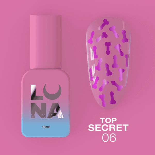 LUNAmoon Top for gel polish Top Secret #06