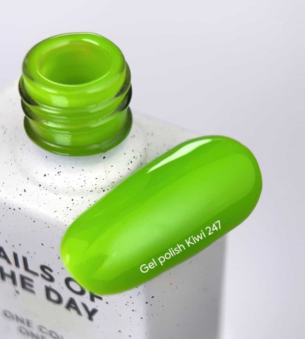 NAILSOFTHEDAY Gel polish Kiwi 247, 10ml - - 2 -