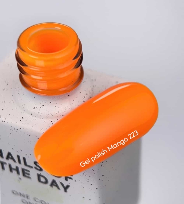 NAILSOFTHEDAY Gel polish Mango 223, 10ml - - 2 -