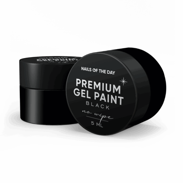 NAILSOFTHEDAY Premium gel paint Black no wipe