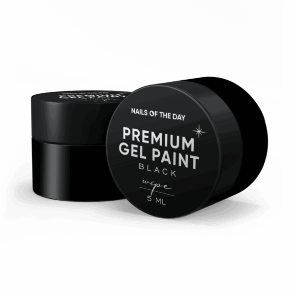 NAILSOFTHEDAY Premium gel paint Black wipe