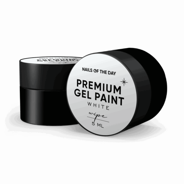 NAILSOFTHEDAY Premium gel paint White wipe