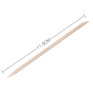 Orange Wood Pusher Sticks