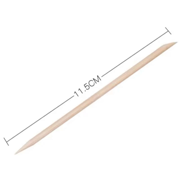 Orange Wood Pusher Sticks