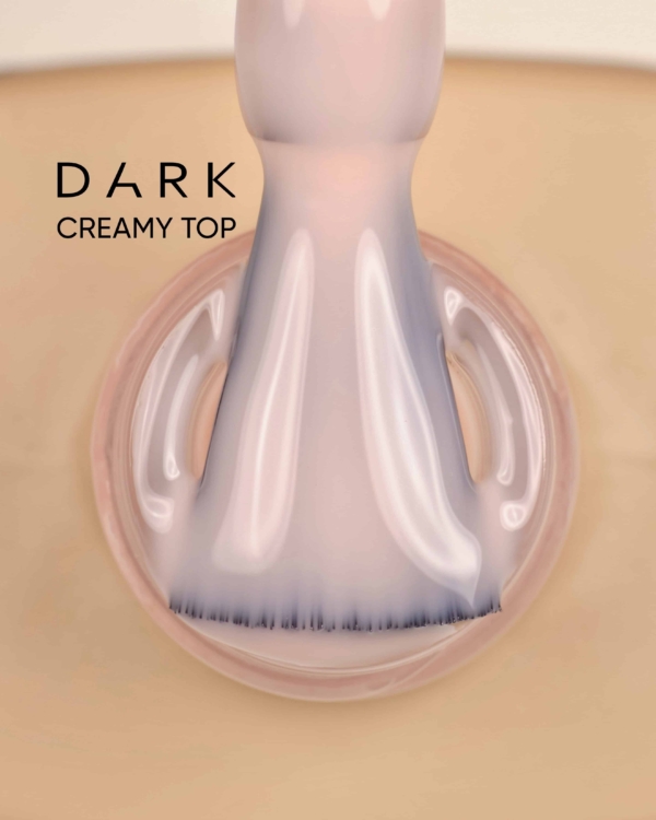 DARK Top for gel polish Creamy Top
