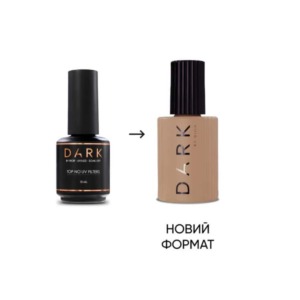 DARK Top for gel polish Top NO UV Filters