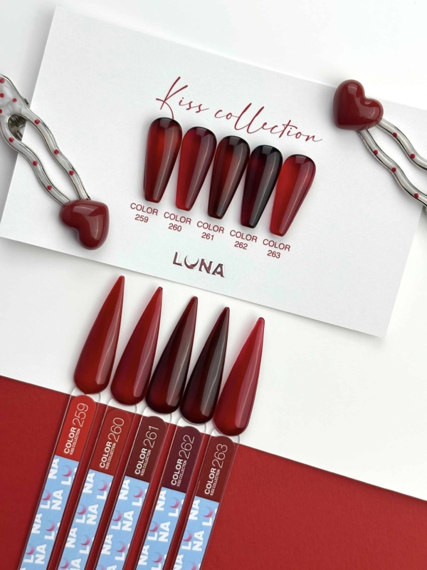 LUNAmoon Gel Polish Color Kiss #259-#263