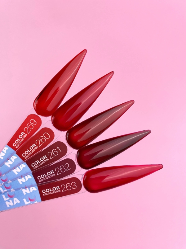 LUNAmoon Gel Polish Color Kiss #259-#263
