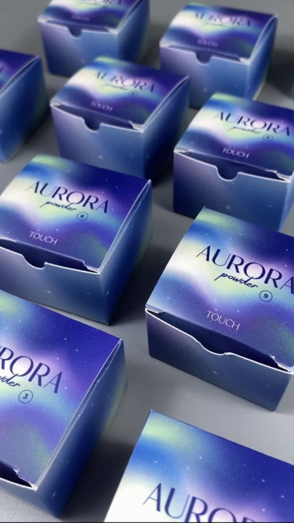 Touch Nail Chrome Aurora Powders
