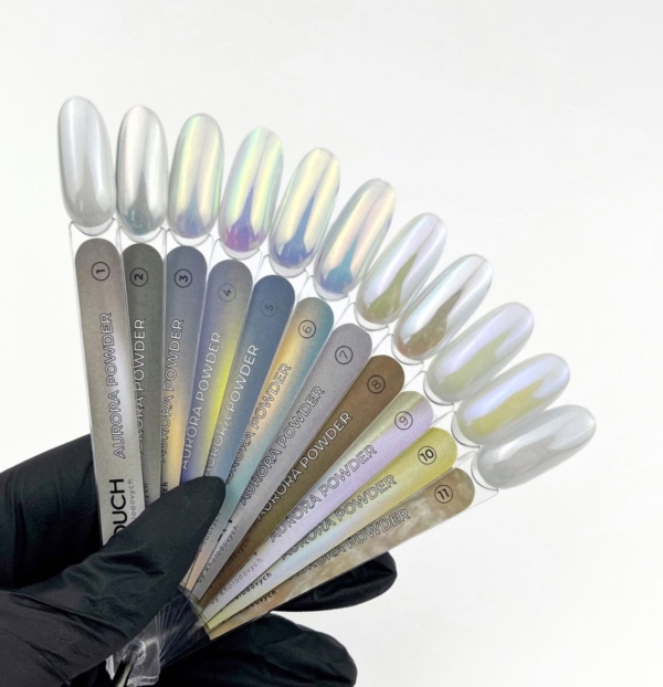 Touch Nail Chrome Aurora Powders