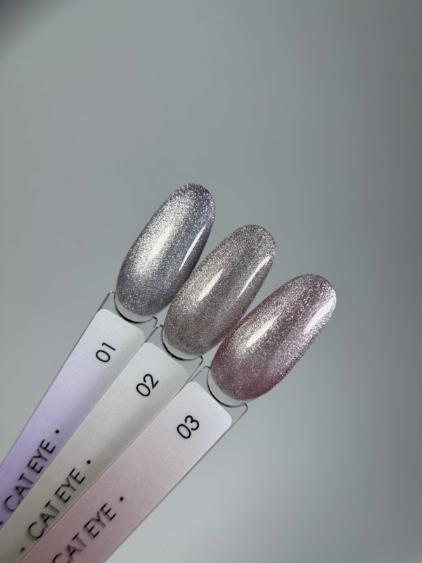 DARK Gel Polish Cat Eye #01,02,03