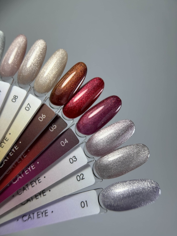 DARK Gel Polish Cat Eye #01,02,03,04,05,06,07,08