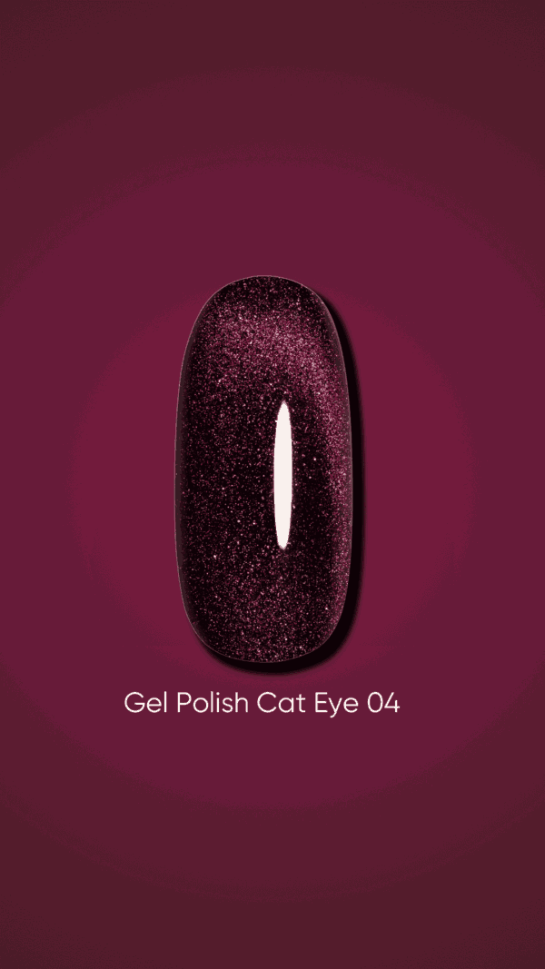 DARK Gel Polish Cat Eye #04