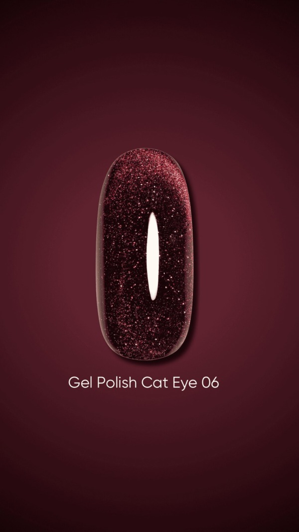 DARK Gel Polish Cat Eye #06