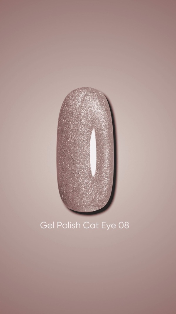 DARK Gel Polish Cat Eye #08