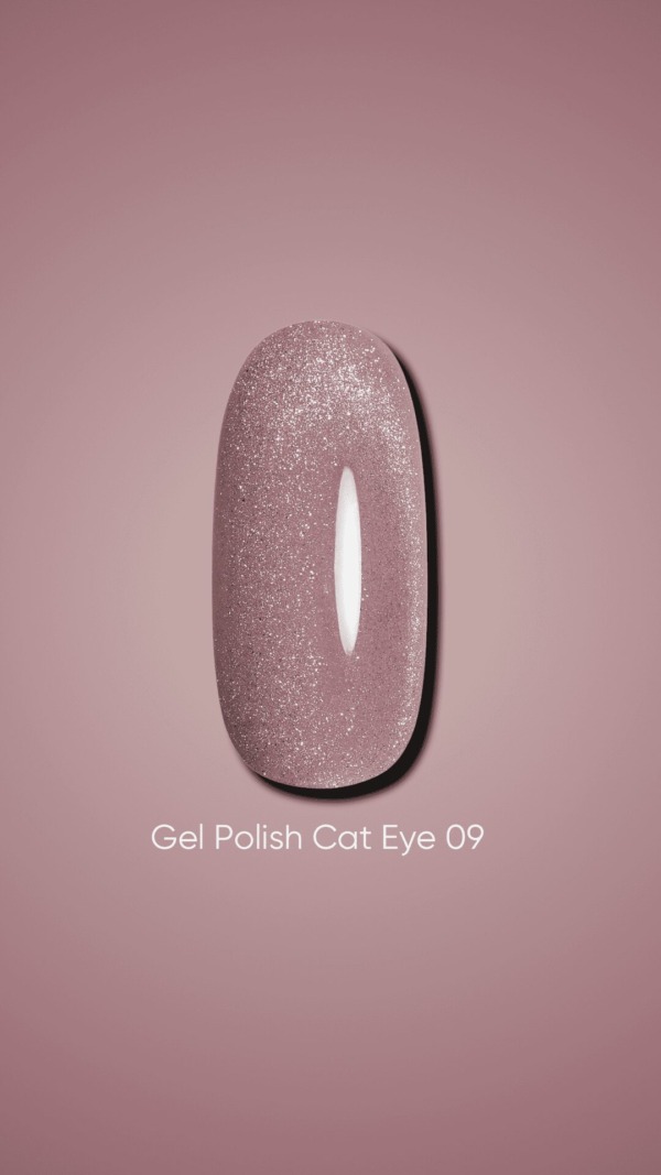DARK Gel Polish Cat Eye #09