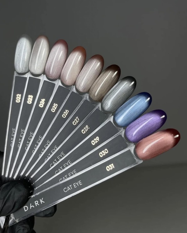 DARK Gel Polish Cat Eye #22,23,24,25,26,27,28,29,30,31