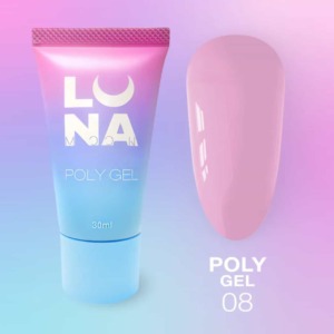 LUNAmoon Polygel for extensions Polygel #08