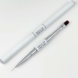 NAILSOFTHEDAY 2-in-1 Dual-Ended Brush Liner+Oval 11mm
