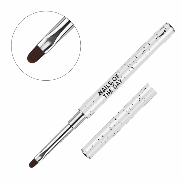 NAILSOFTHEDAY Oval Brush