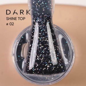 DARK Top for gel polish Shine Top #02