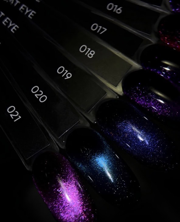 DARK Gel Polish Cat Eye #18,19,20,21 DARK Gel Polish Cat Eye #18,19,20,21