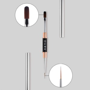 DARK Double-Sided Brush Gel 12mm + Liner 10mm