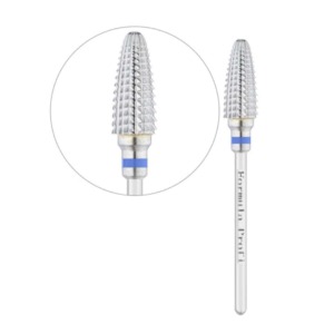 Formula Profi Tungsten Carbide Nail Drill Bit Tapered Barrel TYPHOON Blue