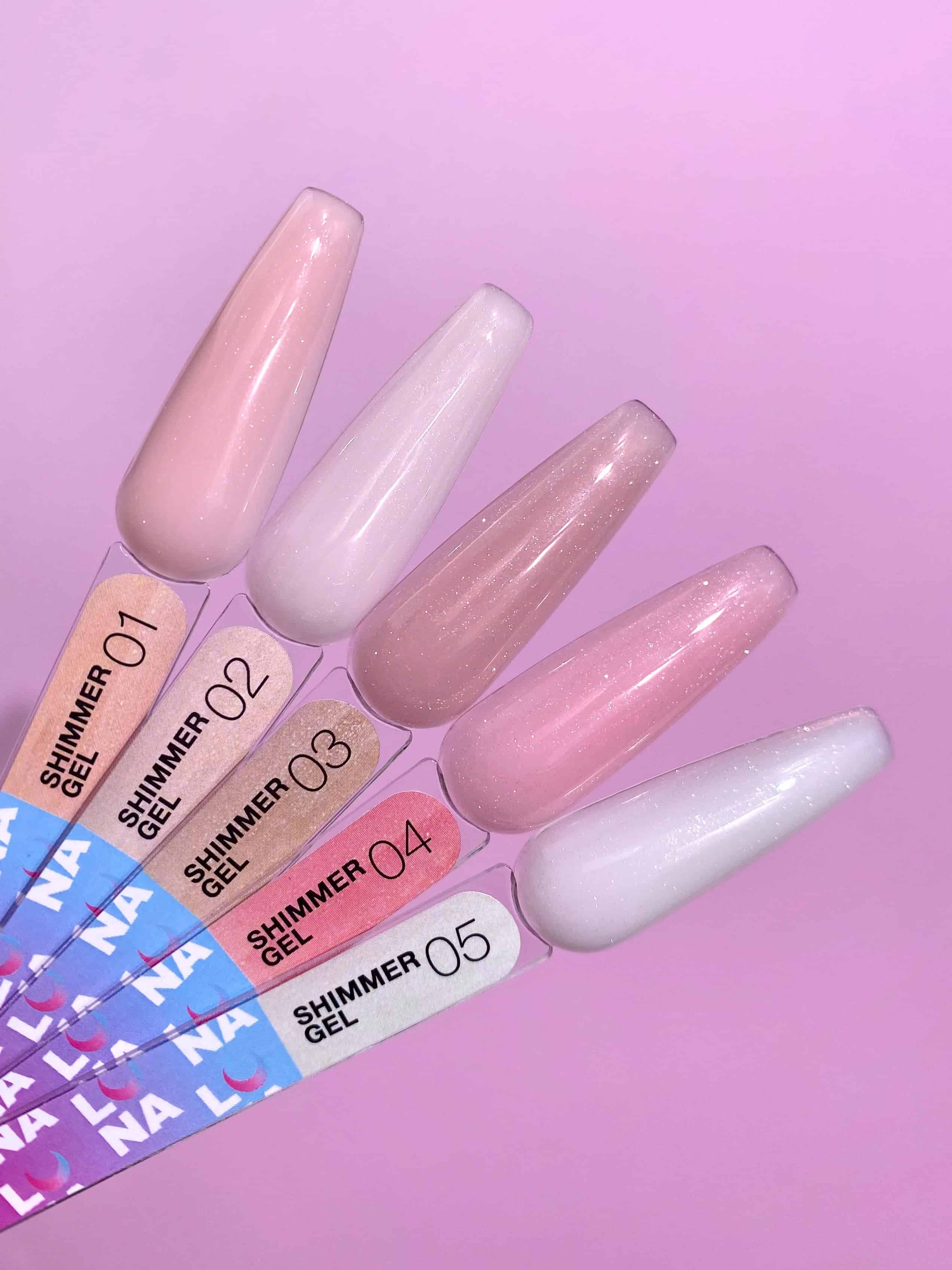 LUNAmoon Builder Gel Shimmer #01-05 LUNAmoon Builder Gel Shimmer #01-05