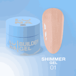 LUNAmoon Builder Gel Shimmer #01
