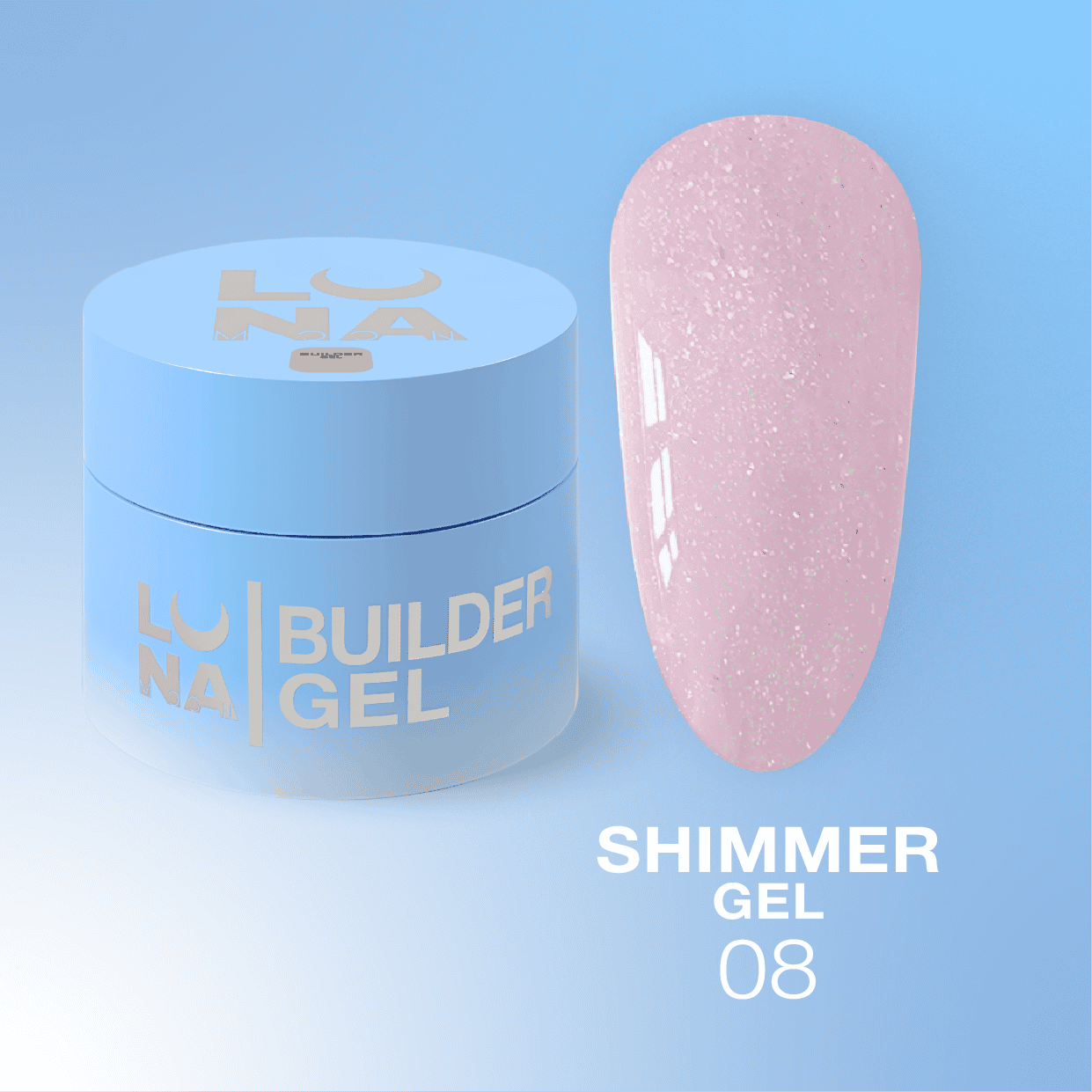 LUNAmoon Builder Gel Shimmer #08 LUNAmoon Builder Gel Shimmer #08