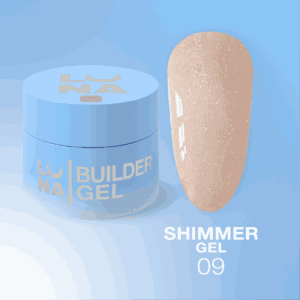 LUNAmoon Builder Gel Shimmer #09