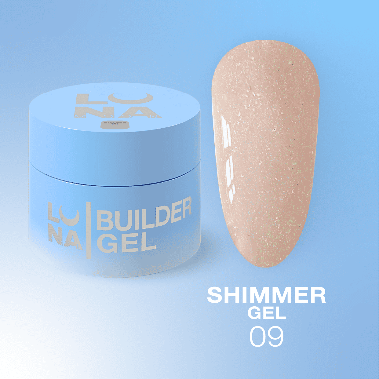 LUNAmoon Builder Gel Shimmer #09 LUNAmoon Builder Gel Shimmer #09