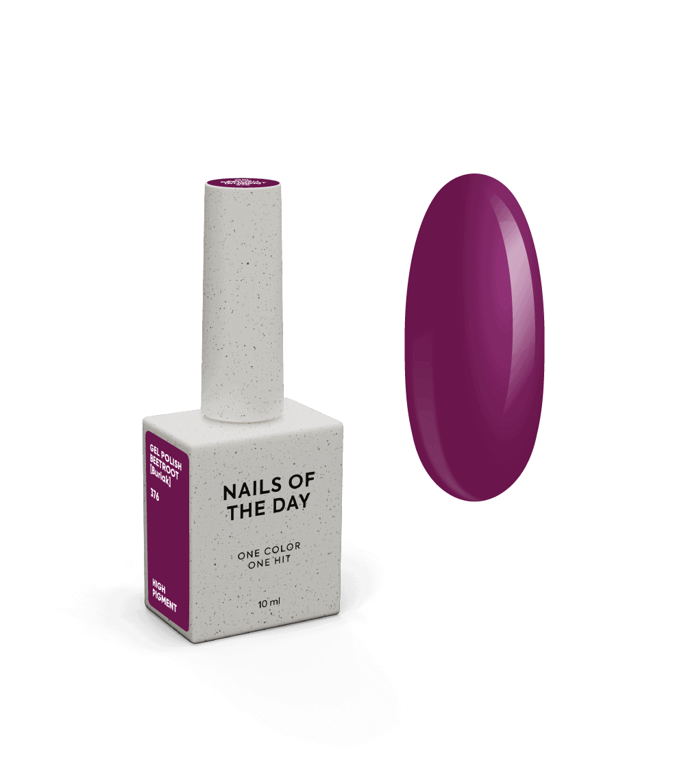 NAILSOFTHEDAY Gel polish Beetroot 376 NAILSOFTHEDAY Gel polish Beetroot 376